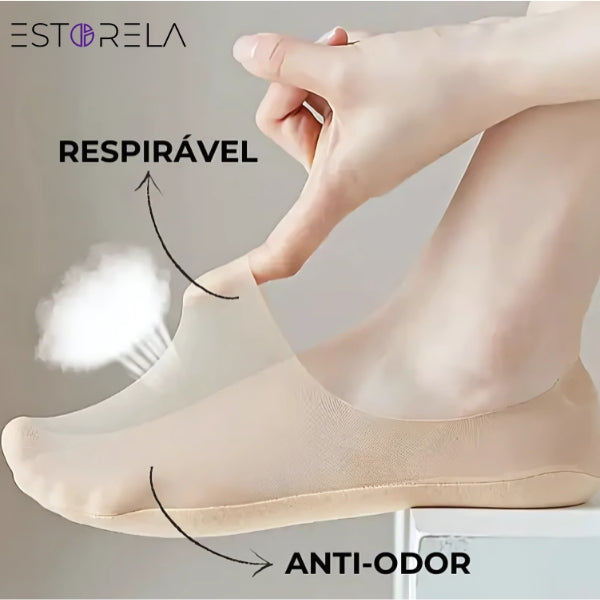 Meias Invisíveis Ortopédicas ConfortWalk® -  [SOMENTE HOJE COMPRE 3 LEVE 5]