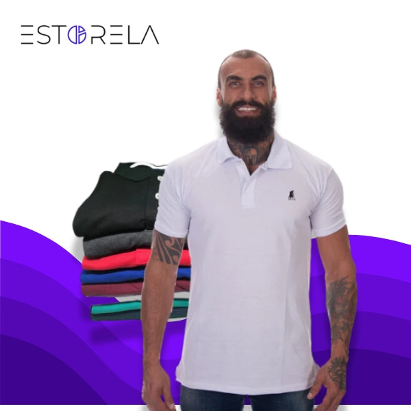 Camisa Gola Polo Masculina Casual