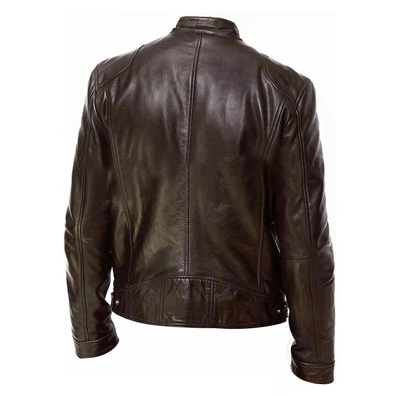 Jaqueta de Couro Masculina Man Urban