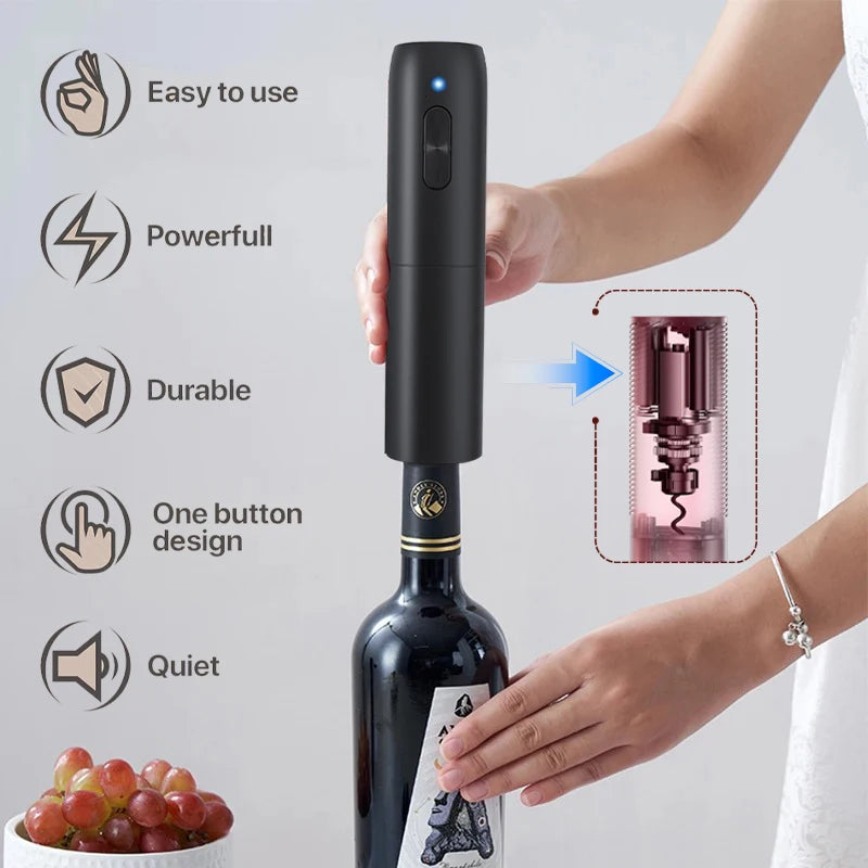 Abridor de Vinho Elétrico Automático